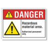 LYLE LCU4-0060-ND_7X5 DANGER SIGN 7 W X 5 H 0.001 THICK