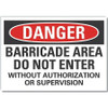 LYLE LCU4-0685-RD_14X10 DO NOT ENTER DANGER RFLCT LBL,10INX14IN
