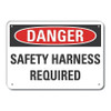 LYLE LCU4-0466-NP_14X10 DECAL DANGER SAFETY HARNESS 14X10 