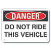 LYLE LCU4-0469-NP_14X10 DECAL DANGER DO NOT RIDE THIS 14X10 