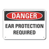 LYLE LCU4-0467-NP_14X10 DECAL DANGER EAR PROTECTION 14X10 