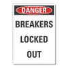 LYLE LCU4-0416-RD_5X3.5 DANGER SIGN 5 W X 3-1/2 H 0.001 THICK