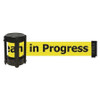 TENSABARRIER CASSETTE-STD-NO-YCX-C BARRIER POST PLASTIC POST BLACK FINISH