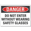 LYLE LCU4-0604-ND_5X3.5 DANGER SIGN 5 W X 3-1/2 H 0.001 THICK