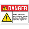 LYLE LCU4-0069-RD_5X3.5 DANGER SIGN 5 W X 3-1/2 H 0.001 THICK