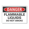 LYLE LCU4-0514-RD_5X3.5 REFL DECAL DANGER FLAMMABLE 5 X3-1/2 