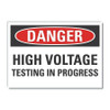 LYLE LCU4-0522-RD_5X3.5 DANGER SIGN 5 W X 3-1/2 H 0.001 THICK