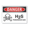 LYLE LCU4-0220-RD_5X3.5 DANGER SIGN 5 W X 3-1/2 H 0.001 THICK