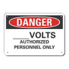 LYLE LCU4-0542-RA_14X10 REFL ALUM DANGER VOLTS 14 X10 