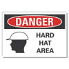 LYLE LCU4-0286-RD_5X3.5 HARD HAT DANGER RFLCT LABEL,3.5INX5IN