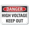 LYLE LCU4-0441-NA_10X7 ALUM DANGER HIGH VOLTAGE KEEP 10 X7 