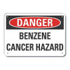 LYLE LCU4-0442-NA_10X7 ALUM DANGER BENZENE CANCER 10 X7 
