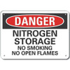 LYLE LCU4-0600-NP_14X10 DECAL DANGER NITROGEN STORAGE 14X10 