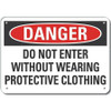 LYLE LCU4-0632-NP_14X10 DECAL DANGER DO NOT ENTER PLASTIC 14X10 