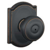 SCHLAGE F40 GEO 716 CAM PRIVACY LOCK, GEORGIAN KNOB, CAMELOT ROS
