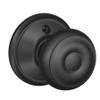 SCHLAGE F170 GEO 622 SINGLE DUMMY, GEORGIAN KNOB, BLACK