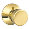 SCHLAGE F170 BEL 605 SINGLE DUMMY, BELL KNOB, BRIGHT BRASS SCHLAGE F170 BEL 605 SINGLE DUMMY, BELL KNOB, BRIGHT BRASS