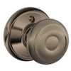 SCHLAGE F170 GEO 620 SINGLE DUMMY, GEORGIAN KNOB, ANTIQUE NIC