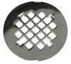 LARSEN SUPPLY CO., INC. 03-1355 SHOWER DRAIN GRATE, SNAP IN, CHROME PLAT