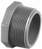 CHARLOTTE PIPE & FOUNDR PVC 08113  1200HA SCHEDULE 80 PVC MPT PLUG, 3/4-IN.
