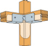 SIMPSON STRONG-TIE RTC22Z RIGID TIE CONNECTOR, 2X POST, 2X JOIST, 