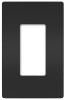 PASS & SEYMOUR RWP26BKCC6 RADIANT 1-GANG PLASTIC WALL PLATE, BLACK