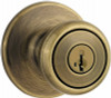 KWIKSET CORPORATION 400T 5 SMT 6AL RCS V1 ANTIQUE BRASS TYLO ENTRY LOCKSET