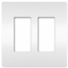 PASS & SEYMOUR RWP262WCC6 RADIANT 2-GANG PLASTIC WALL PLATE, WHITE