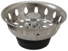 PLUMB SHOP DIV BRASSCRAFT 223-800 CHROME BASKET SINK STRAINER