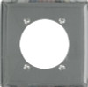PASS & SEYMOUR S3863C 2-GANG CHROME METAL WALL PLATE