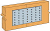 SIMPSON STRONG-TIE TP47 TIE PLATE GALV 20GA 4-1/8X7IN 