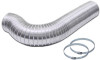LAMBRO INDUSTRIES 3121 ALUMINUM DUCT PIPE, FLEXIBLE WITH SCREWS