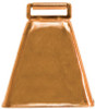 WEAVER LEATHER LLC 65-4474 COW BELL, COPPER-PLATED STEEL, 3-3/4 X 3