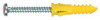 HILLMAN GROUP 41822 RIBBED PLASTIC ANCHORS WITH SCREWS, 20-P