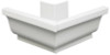 AMERIMAX HOME PRODUCTS 33202 GUTTER OUTSIDE MITRE, WHITE GALVANIZED S
