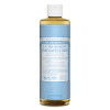 DR. BRONNER'S CSBA16 PURE CASTILE LIQUID SOAP, UNSCENTED, 16-