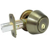 TAIWAN FU HSING INDUSTRIAL CO DL82 KA3Z DOUBLE-CYLINDER DEADBOLT, ANTIQUE BRASS