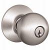 SCHLAGE F51CSVORB626 ORBIT ENTRY LOCKSET, SATIN CHROME