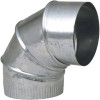 IMPERIAL MANUFACTURING GV0301-C HVAC FURNACE ELBOW, 90 DEGREE, 24 GAUGE,