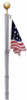 ANNIN FLAGMAKERS 320901 LIBERTY FLAG SET, TELESCOPING  9.5-FT. T