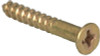 HILLMAN GROUP 385654 WOOD SCREWS, PHILLIPS FLAT HEAD, BRASS, 