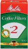 MELITTA USA 622712 100-PACK #2 WHITE CONE COFFEE FILTERS