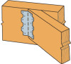 SIMPSON STRONG-TIE LS90 L-ANGLE ADJ GALV 18GA 7-7/8IN 