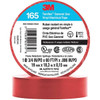 3M 7100169492 VINYL ELECTRICAL TAPE 165, RED, 3/4"X60'