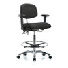 BLUE RIDGE ERGONOMICS BR-NECR-HBCH-CR-T0-A1-CF-EC-ESDBLK ERGONOMIC CHAIR UPHOLSTERED VINYL BLACK