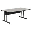 CORRELL WS3072M-15 1 1/8" MELAMINE TOP COMPUTER/TRAINING TA