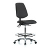 BLUE RIDGE ERGONOMICS BR-ESD-VHBCH-MB-CR-T1-A0-CF-EC-ESDBLK CLEANROOM TASK CHAIR UPHOLSTERED VINYL BLUE RIDGE ERGONOMICS BR-ESD-VHBCH-MB-CR-T1-A0-CF-EC-ESDBLK CLEANROOM TASK CHAIR UPHOLSTERED VINYL