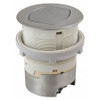 HUBBELL RCT200ALU KTCN CNTR RCPT SURF ALUM 15A KIT