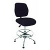 SHOPSOL 1010446 ESD CHAIR 16-1/2 BACK W BLACK FABRIC