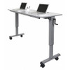 LUXOR STAND-NESTC-72 FLIP TOP TABLE,ADJUSTABLE,CRANK HANDLE